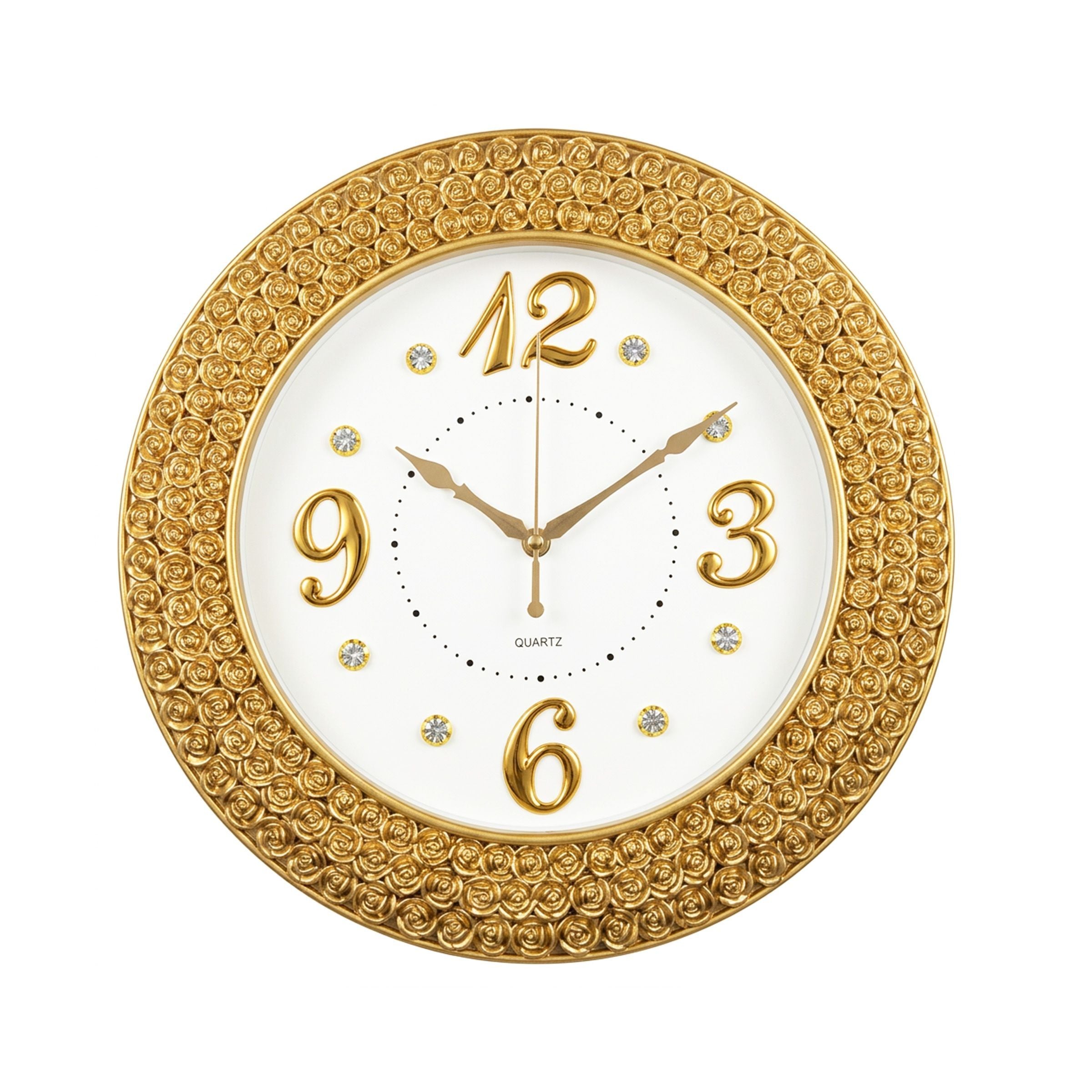 Wall Clock-Gold 40x40cm(15.75x15.75inch) A4104G