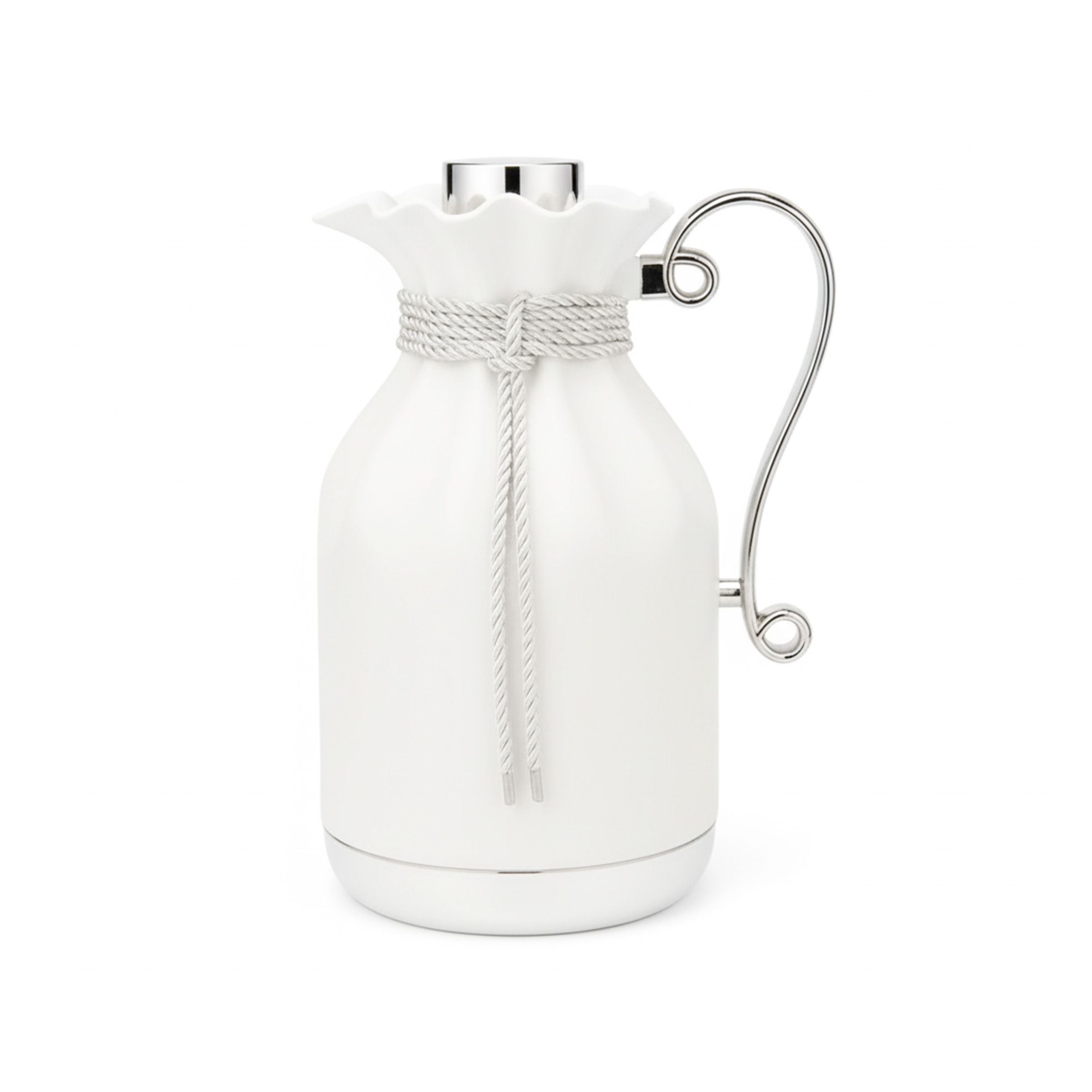 Vacuum Flask 1.0L Ivory white+Silver VF310IS
