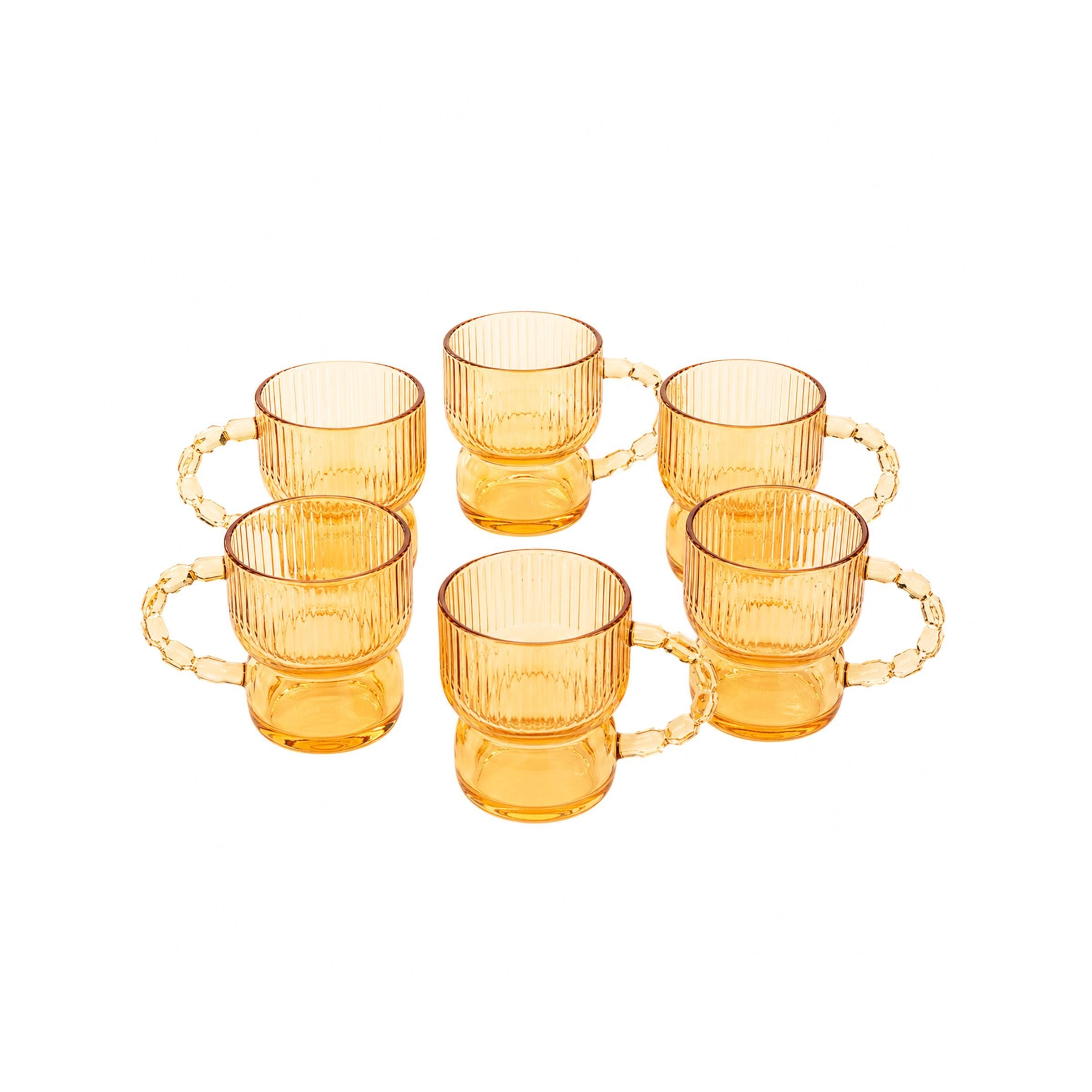 Glass Tea Cup set-6Pcs DQ/F06