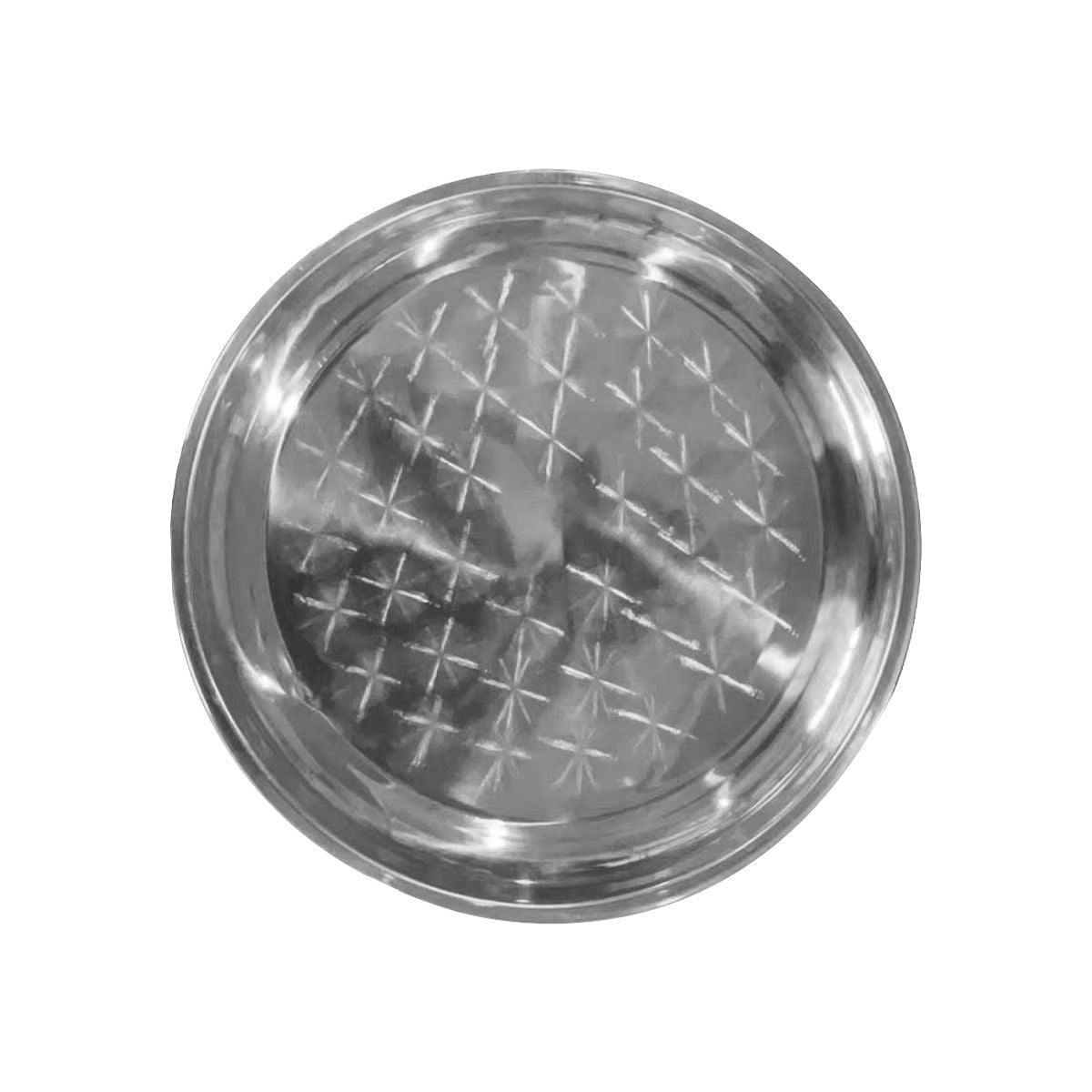 Flat Pan Silver Round  40cm(15.75inch) SSP-0640