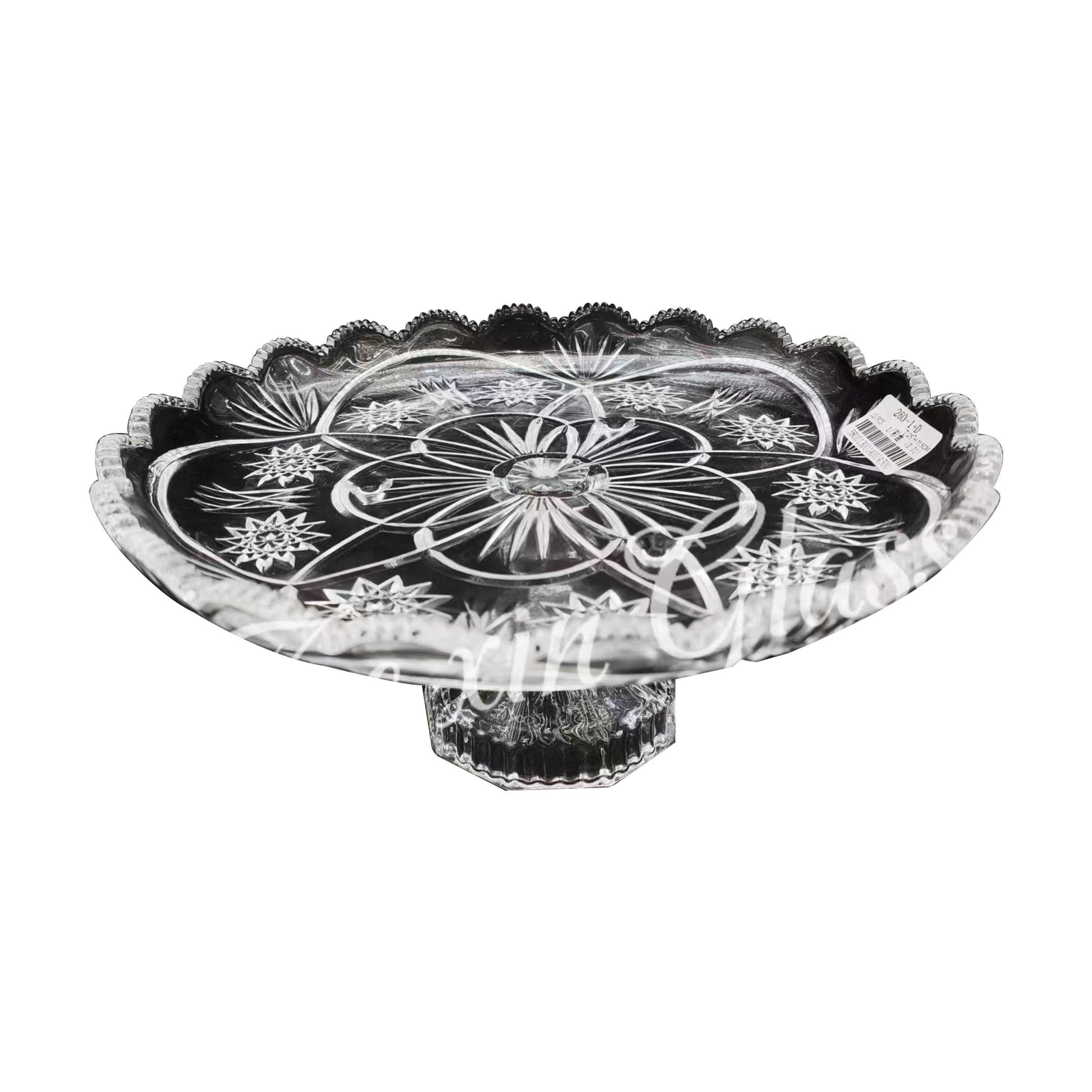 Glass Tray With Leg 25x11.5cm, 260-1+D