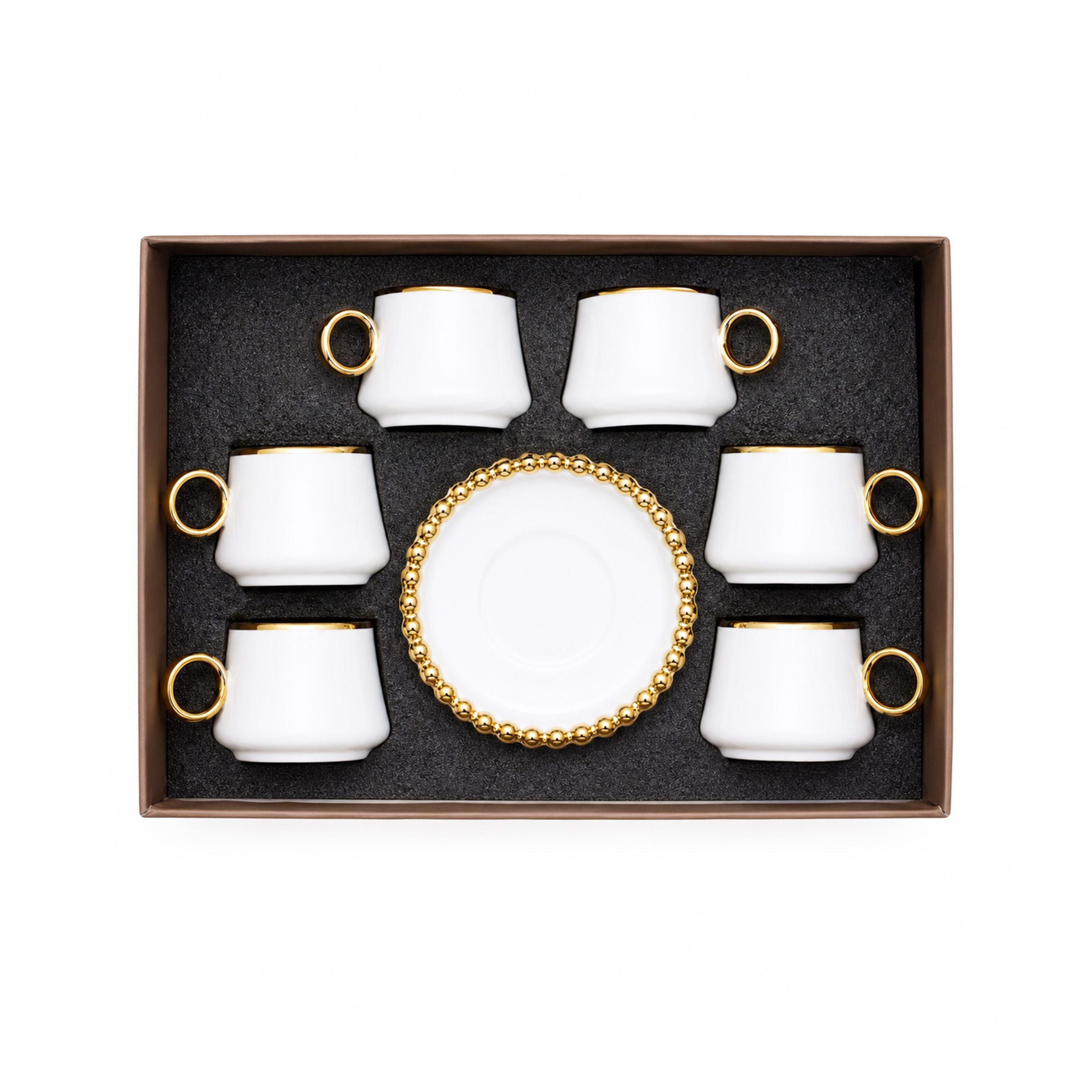 Coffee Cup Set 6 Cups/Saucers H119