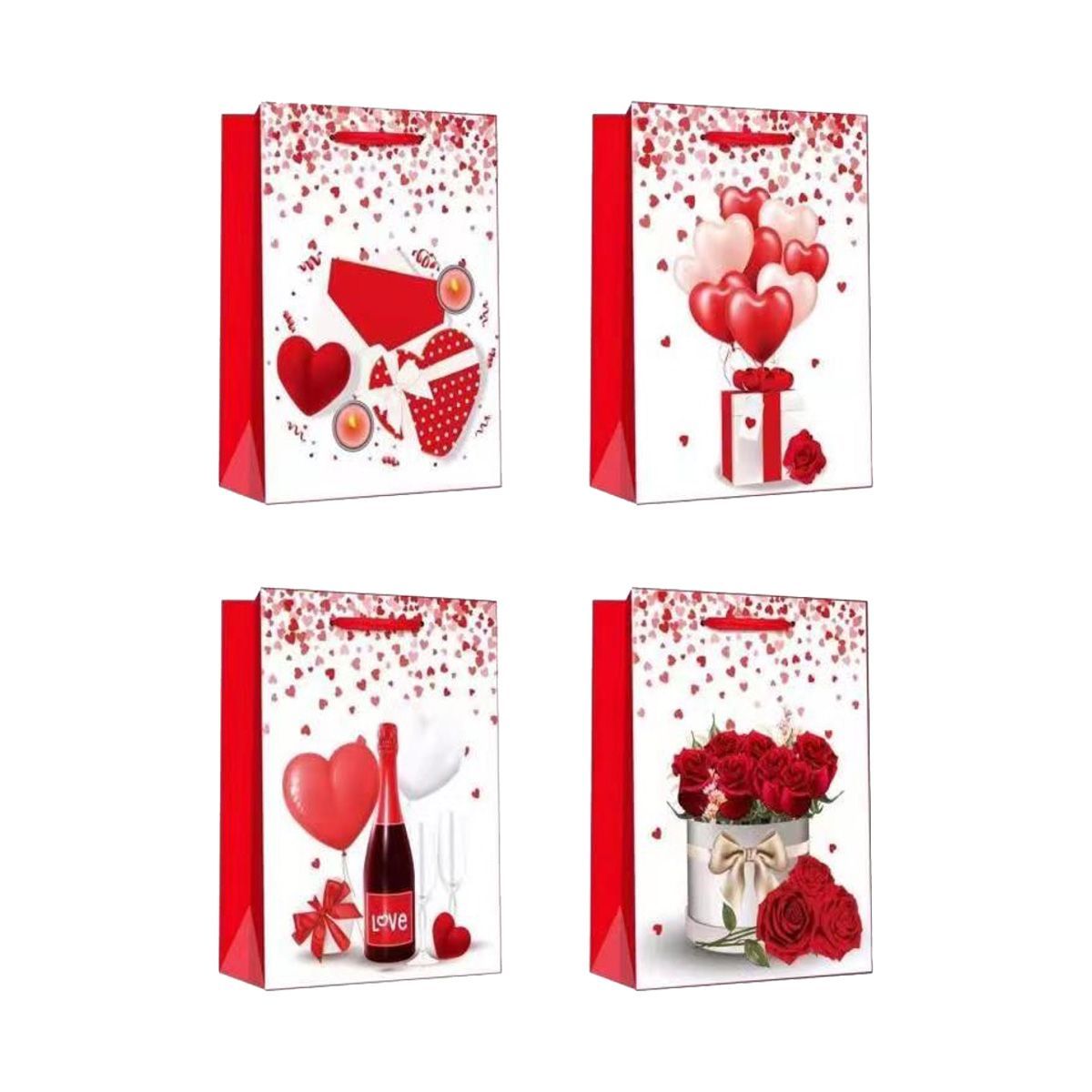 Gift Bag 44x31x12cm / 17"x12"x5" 12Pcs/Pack mix 4 designs GB-571